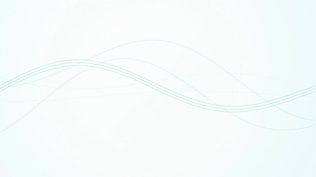 Thin blue lines undulate across a light background in a seamless loop