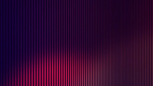Vertical lines of purple and peach shift in a seamless loop