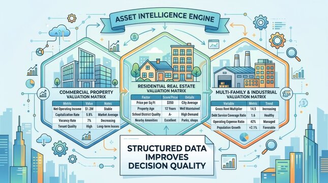 Asset Intelligence Engine: Real Estate Valuation Matrices for Informed Business Decisions