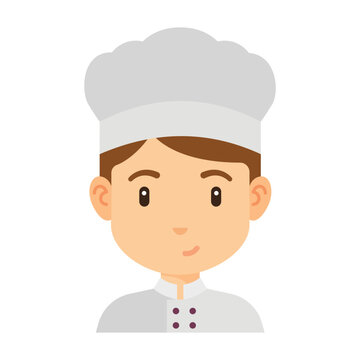 Chef Man Avatar Flat Icon