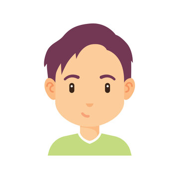 Boy Green Tshirt Avatar Flat Icon