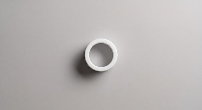 Solid white PTFE teflon bushing industrial stock