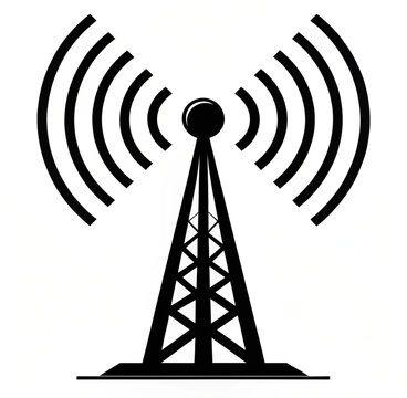 radio tower icon vector