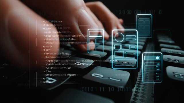 UI UX mockup showing application layout, structure, and code interface. UI design defines user flow, UI design improves clarity, UI design enhances experience, and UX design supports logic. Marrow