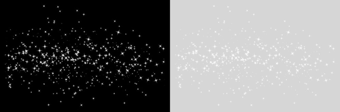 White Sparkling Dust Particles and Glitter Stardust Overlay, sparkling, dust, particles, glitter, stardust, dust particles overlay