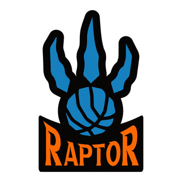 Raptor basketball logo design  
