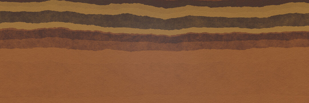 Abstract brown soil and rock layers