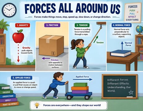 Understanding Forces in Daily Activities Physics Concept