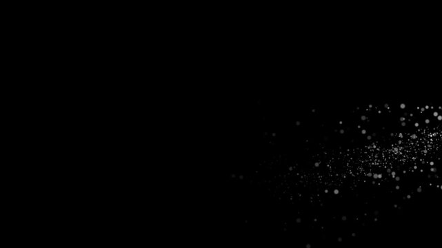 Glitter sparkle star animation motion graphics in After Effects on black background, bright white twinkling stars with glowing optical flare and festive shimmer effects in 4K