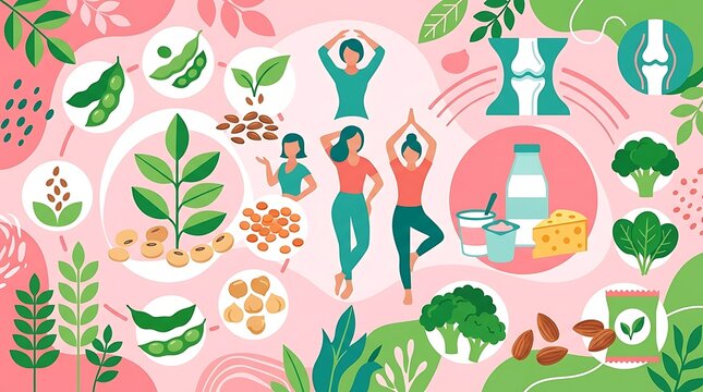 Healthy diet and exercise for strong bones and joint health