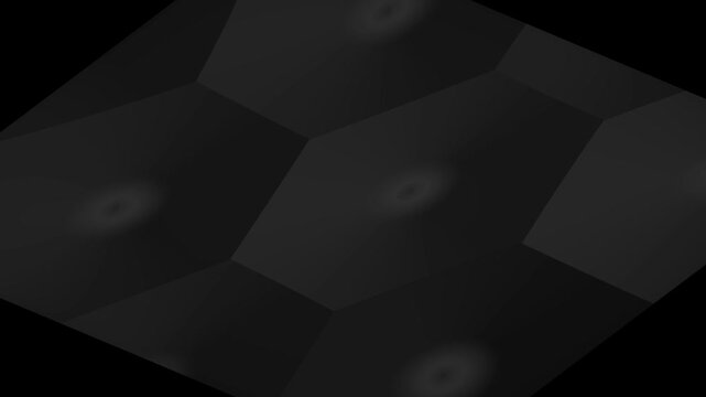 Dark abstract geometric pattern with subtle light reflections, creating a modern and minimalist background.