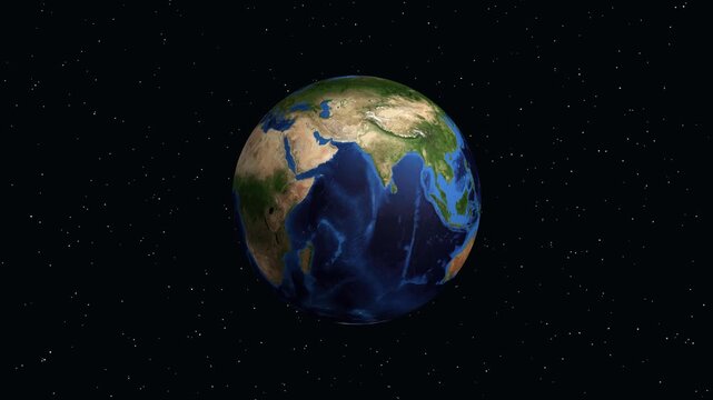Animated Zoom from Space to Devonport Tasmania Australia on Earth