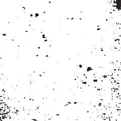 Obraz premium Grunge texture vector overlay, distressed black and white background, vintage grain and dust speckles for retro design