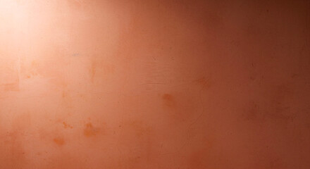 Fototapeta premium Abstract copper texture background. Smooth metallic surface with warm light gradients.
