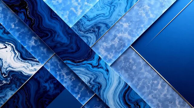Blue and white abstract pattern