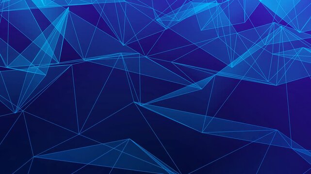 abstract blue background with triangles