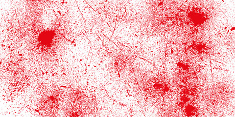 Abstract red splatters and strokes evoke a sense of chaos, energy, and raw emotion, creating a visually striking and dynamic background or design element. © Asad Visuals