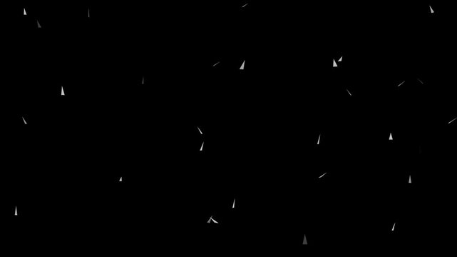 Template animation of evenly spaced dollar symbols of different sizes and opacity. Animation of transparency and size. Seamless looped 4k animation