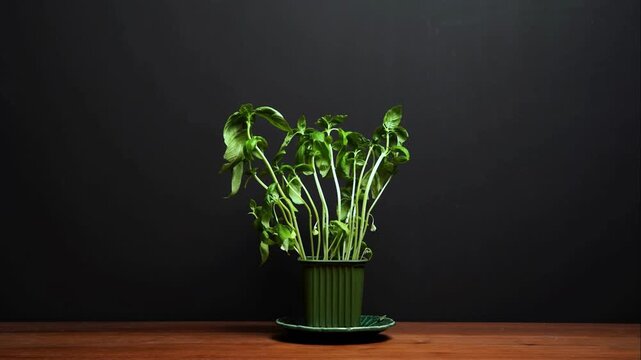 vase with snowdrops