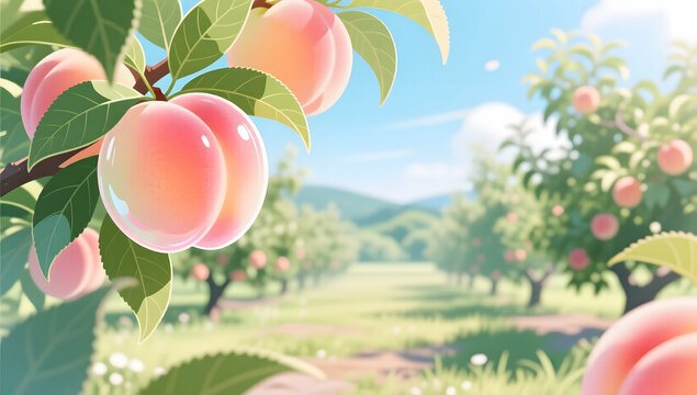 Summer Background Scene Fruit