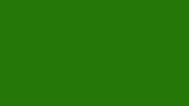 Colorful abstract wavy line stroke trim path animation dynamic curved line segment motion graphic element overlay on chroma key green screen background for video editing VFX design system