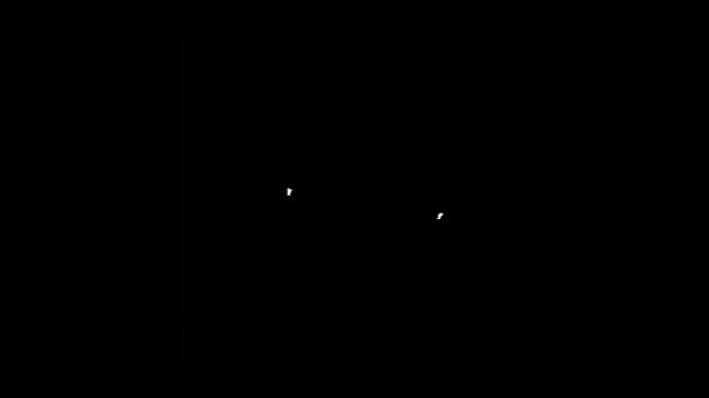 Minimalist conceptual artwork exploring the fundamental essence of connection and separation, represented by two distinct luminous points within an expansive, profound darkness 4K