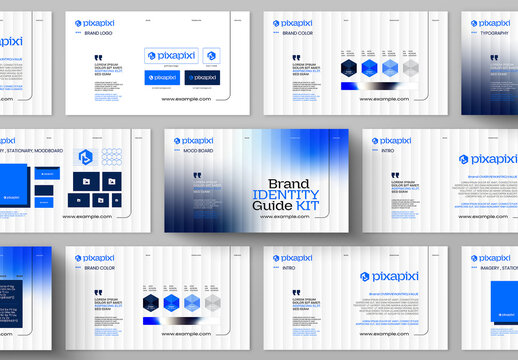 Brand Identity Moodboard Guide Presentation Template