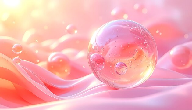 Close up view of pink bubblegum bubble on tongue.