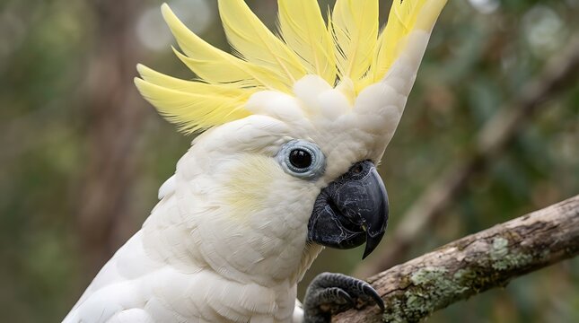 white and yellow parrot