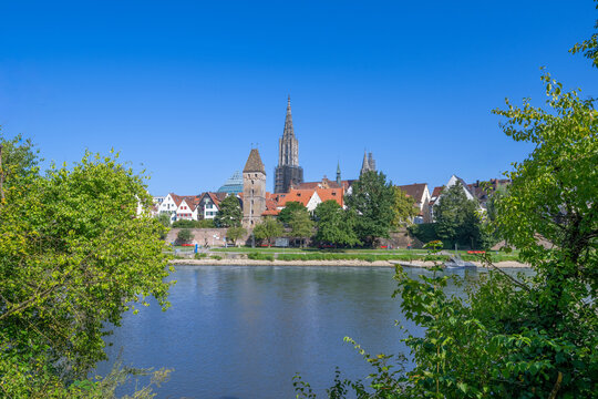 The City of Ulm on the Danube River, Baden-W&uuml;rttemberg, Germany