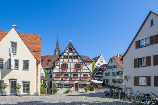 The City of Ulm on the Danube River, Baden-W&uuml;rttemberg, Germany
