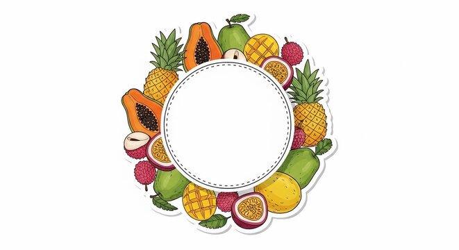 A Vibrant Circle of Tropical Dreams
