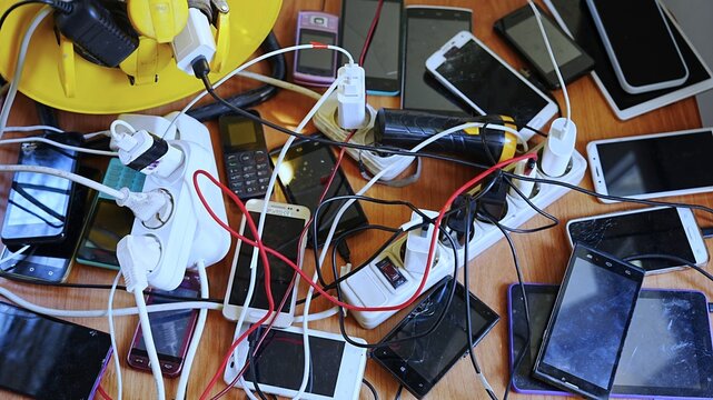 Emergency Phone Charging Hub for Civilians During Crisis