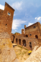 Fototapeta premium Italia, Lazio, Viterbo, il paese di Celleno