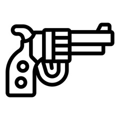 Obraz premium gun icon vector