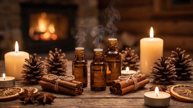 Aromatic Oils and Natural Elements for Relaxation
