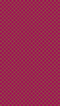 Geometric diamond pattern in burgundy and cream