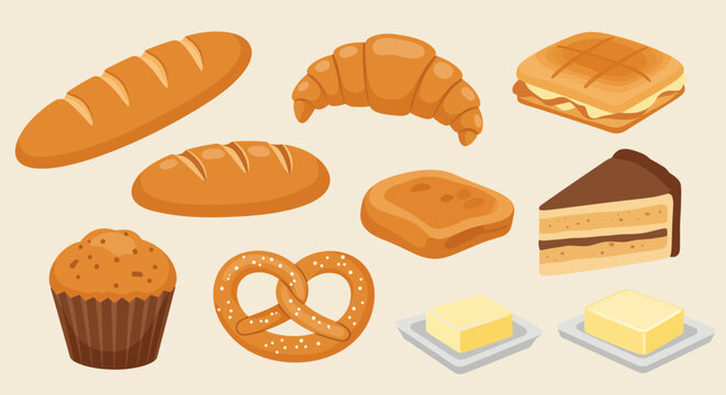 Variety of baked goods 2.