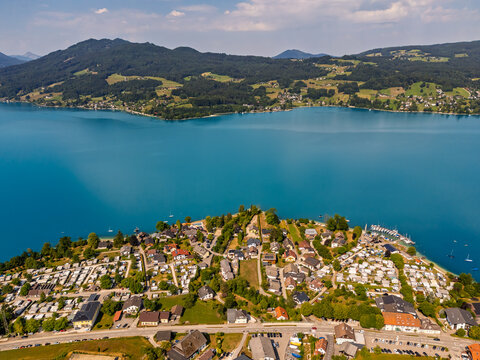 Steinbach - Seefeld am Attersee von oben