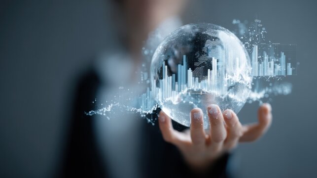 Globe technology concept