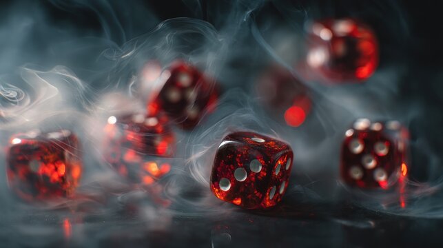 Red dice smoke