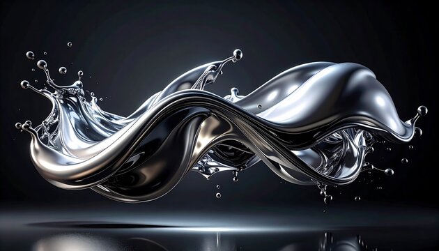 Close-up of a silver metallic motorcycle engine.