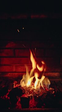 Charcoal in Barbecue Grill