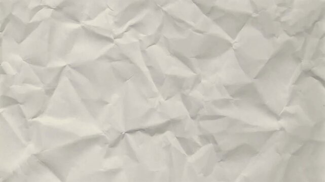 Crumpled paper background for creative design. Abstract textured surface for visuals and presentations.