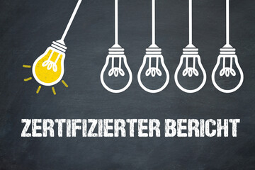Fototapeta premium zertifizierter Bericht 