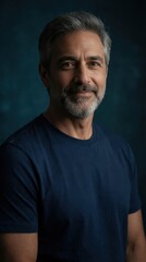 Fototapeta premium Mature Man Portrait Smiling and Confident