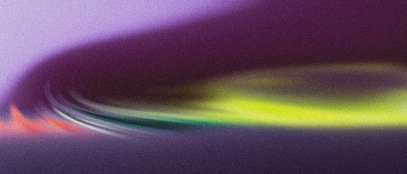 Abstract grainy surface blends profound purple and soft lavender, showcasing a luminous chartreuse energy current with subtle teal streaks, perfect