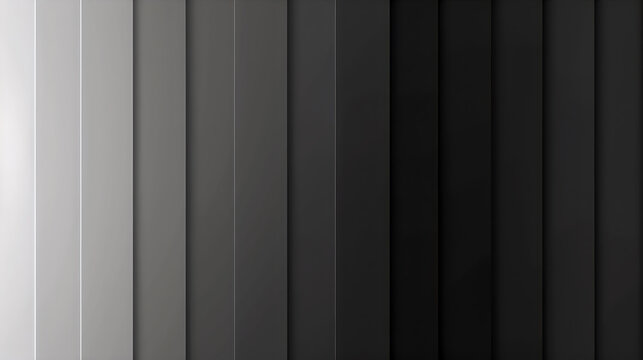 Monochromatic vertical stripe gradient background transitioning from white to black for sleek design.