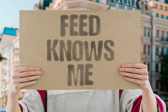 "Feed knows me" Algorithms adapt to every user personally. ALGORITHM. PERSONAL. FEED. USER. ADAPT.
