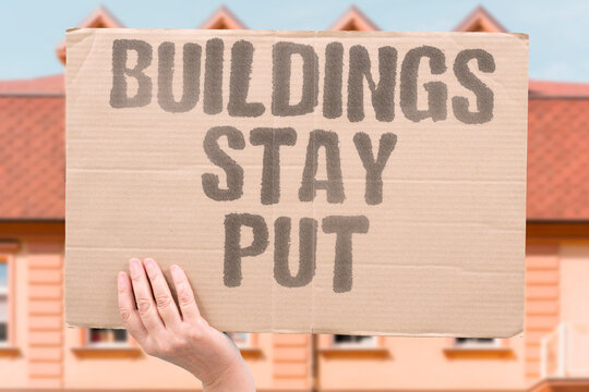 "Buildings stay put" Heritage structures occupy fixed urban locations. STRUCTURE. LOCATION. FIXED. URBAN. PRESERVATION.